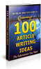 Thumbnail 100 Article Writing Ideas ebook + PLR